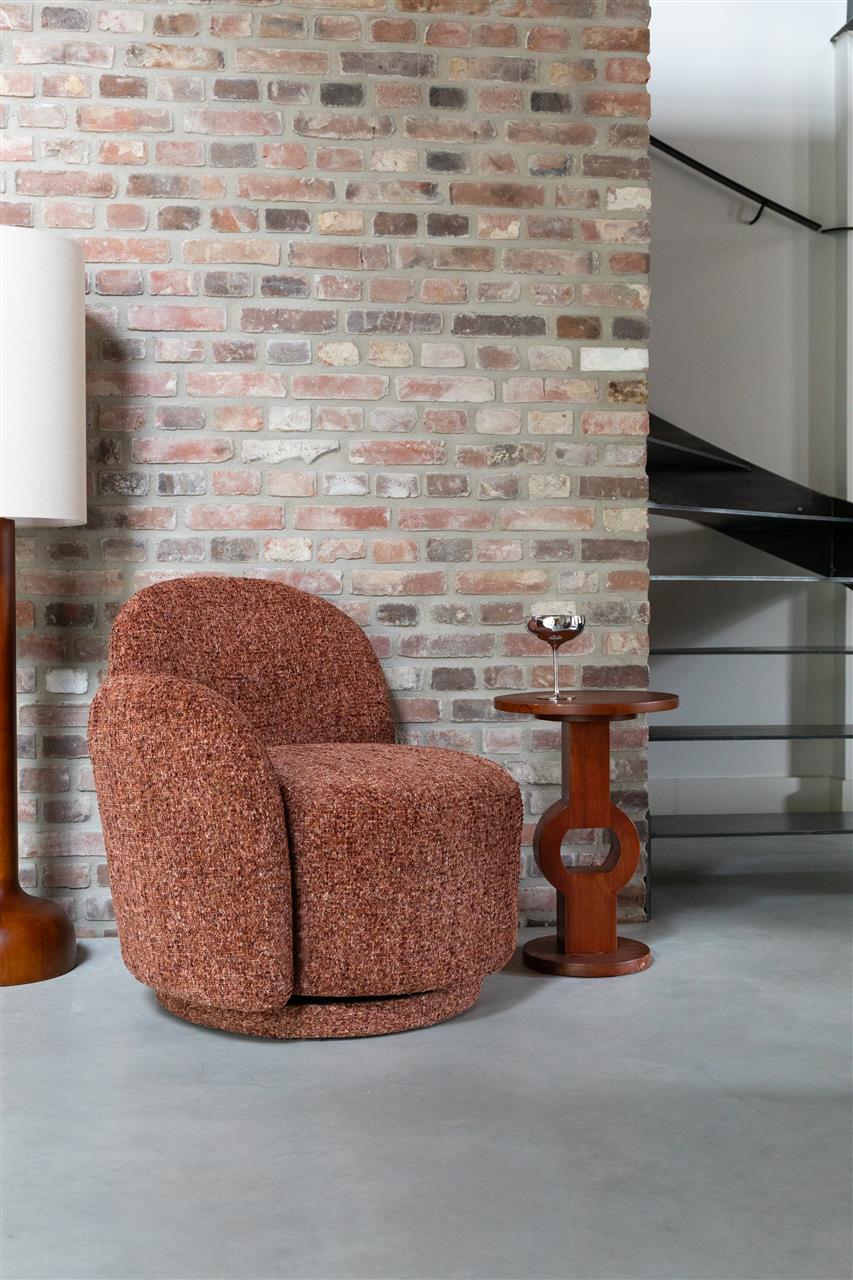 Lounge Chair Rose Bordeaux Red