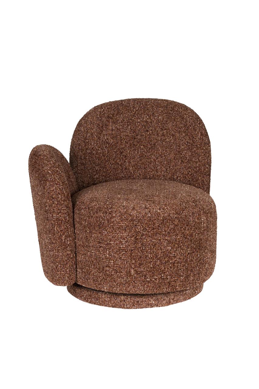 Lounge Chair Rose Bordeaux Red - Image 3
