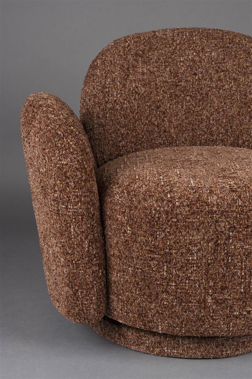 Lounge Chair Rose Bordeaux Red - Image 8