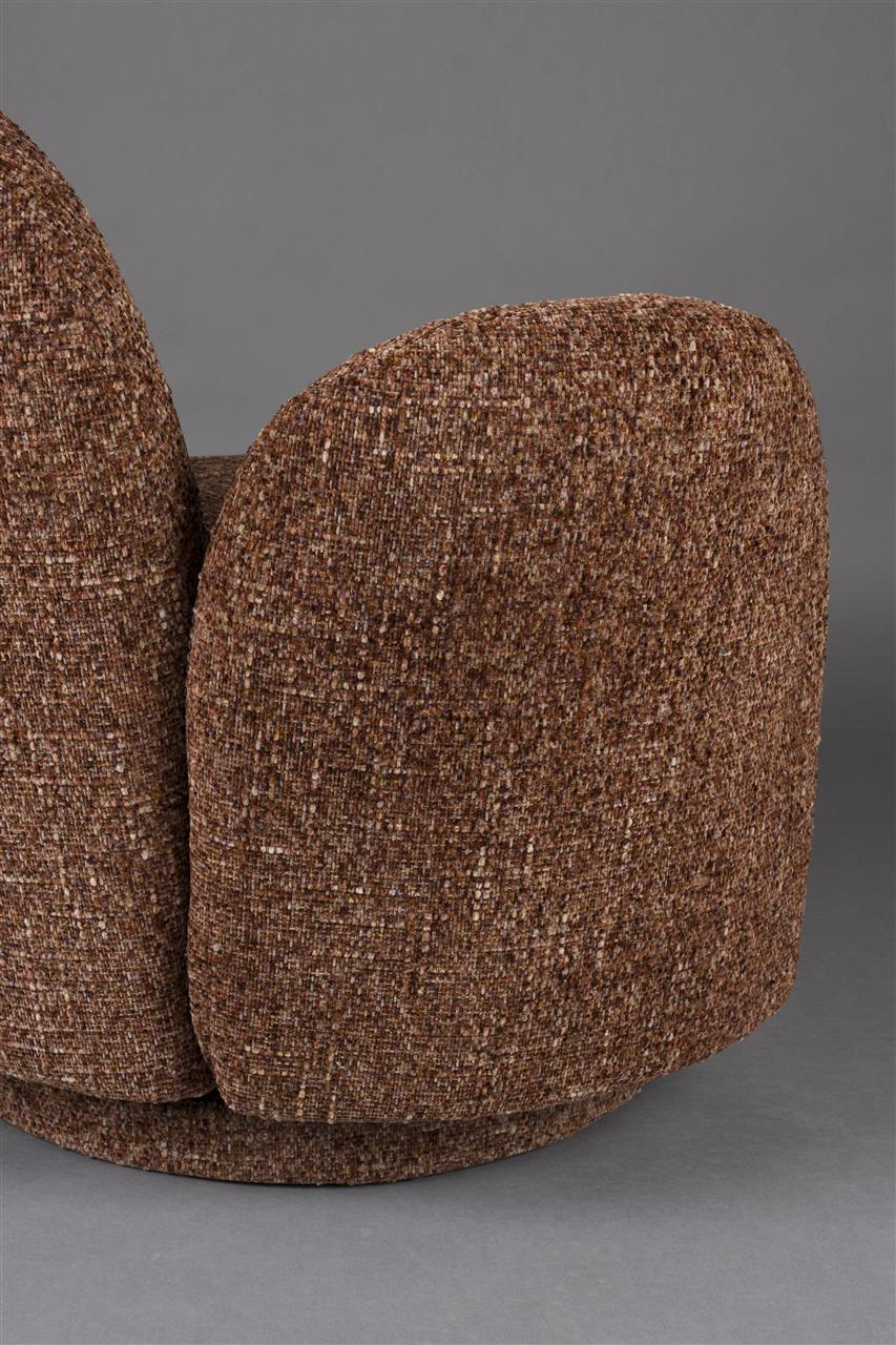Lounge Chair Rose Bordeaux Red - Image 9
