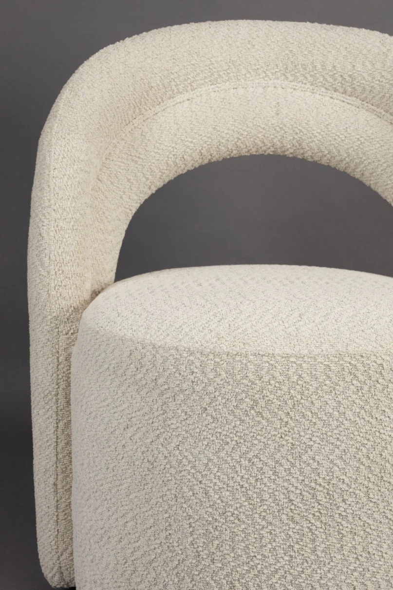 Lounge Chair Seina Swivel Beige - Image 9