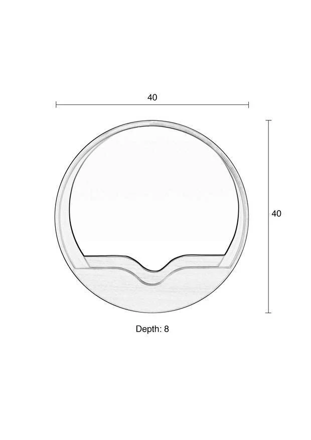 Medium Round Wall Mirror - Image 12