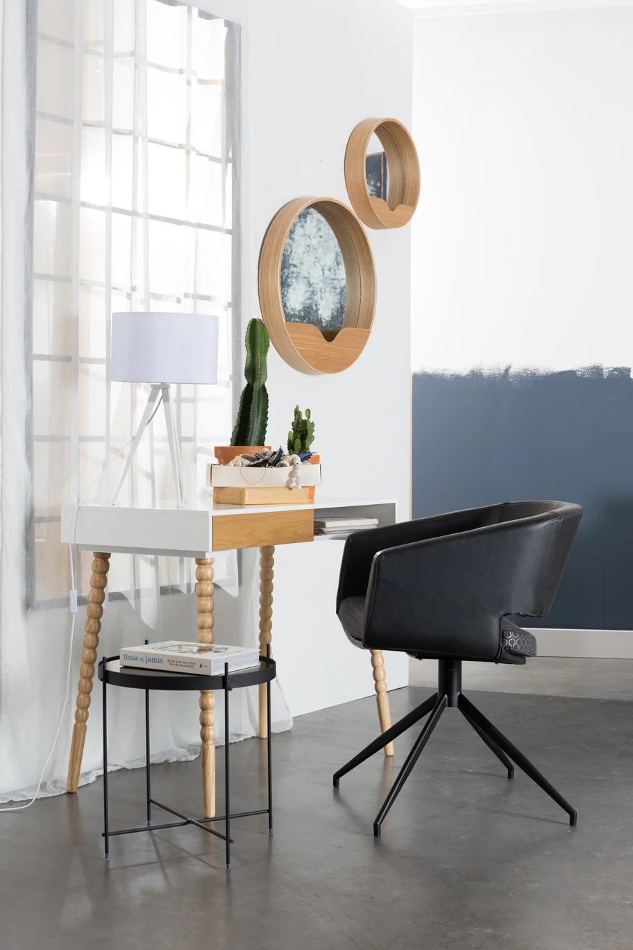 Medium Round Wall Mirror - Image 4
