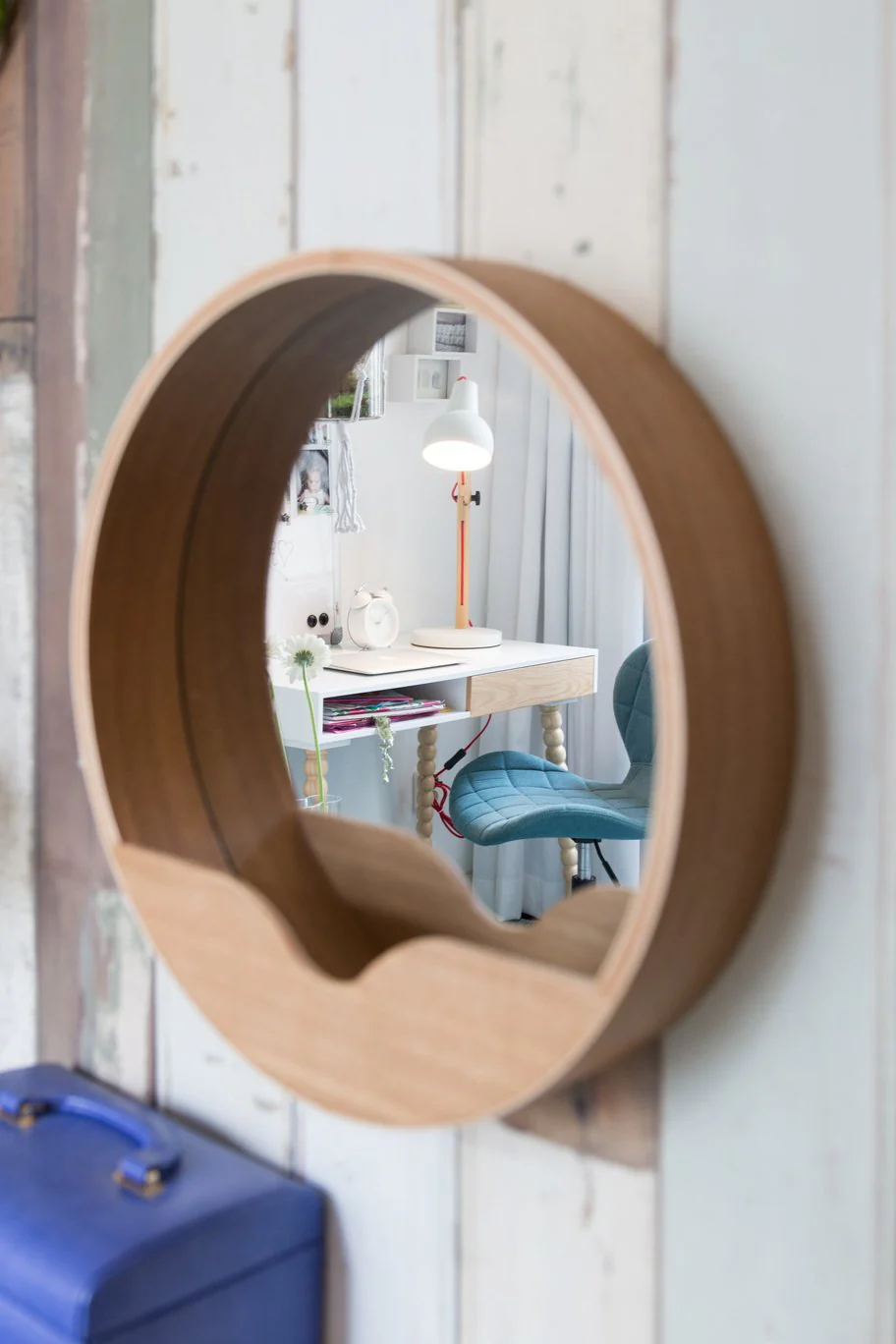 Medium Round Wall Mirror - Image 6