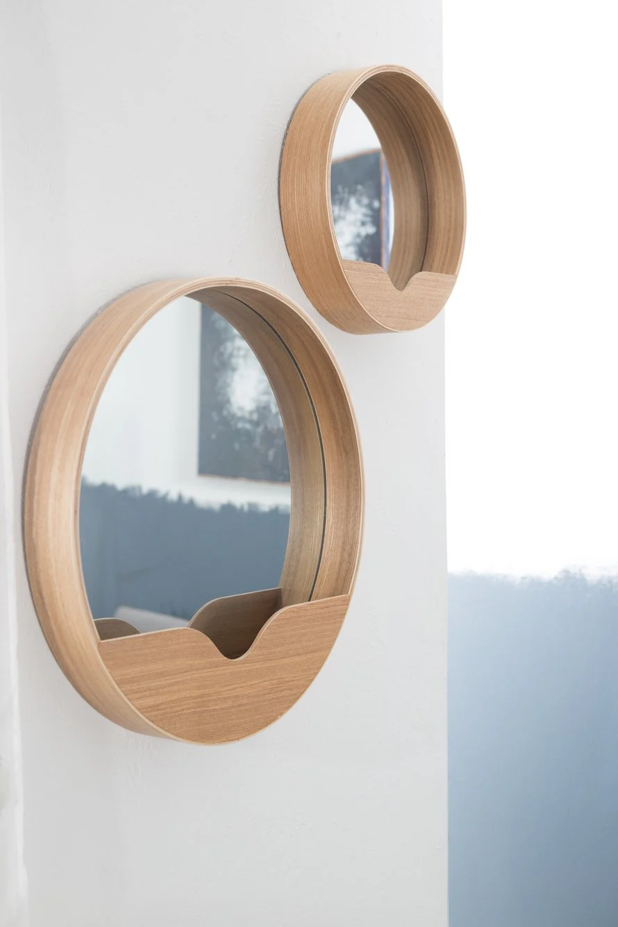 Large Round Wall Mirror - Image 4