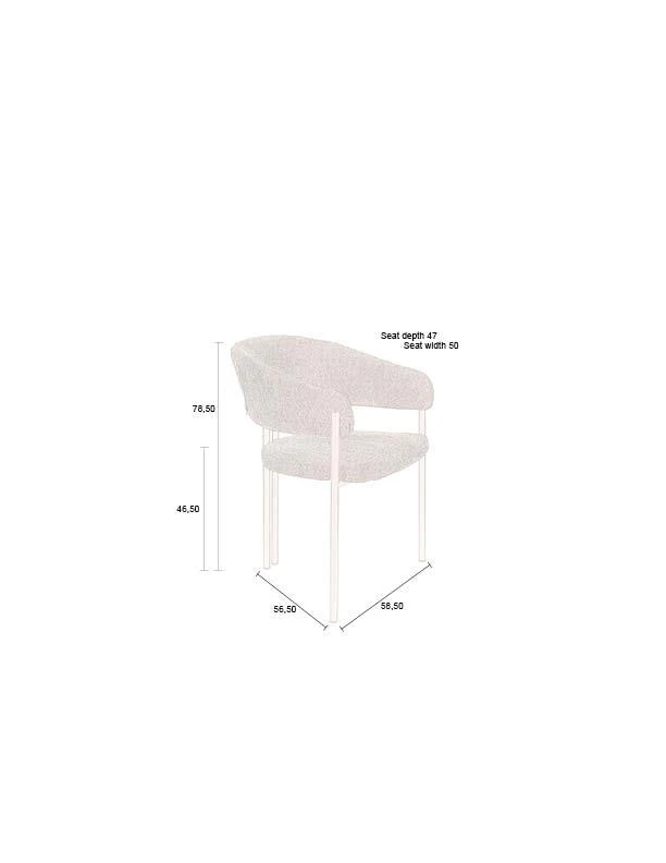 Naida Chair Beige - Image 14