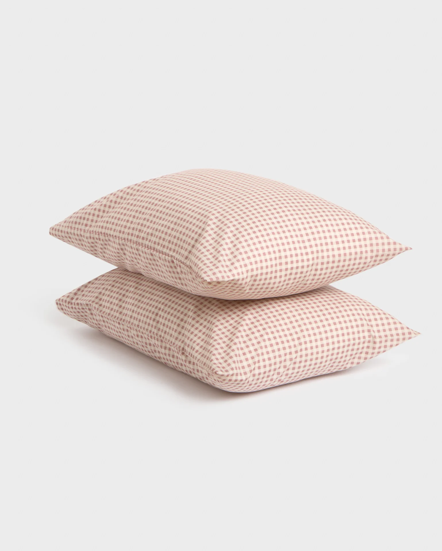 Foxford Poppy Red Gingham Pillowcase Set