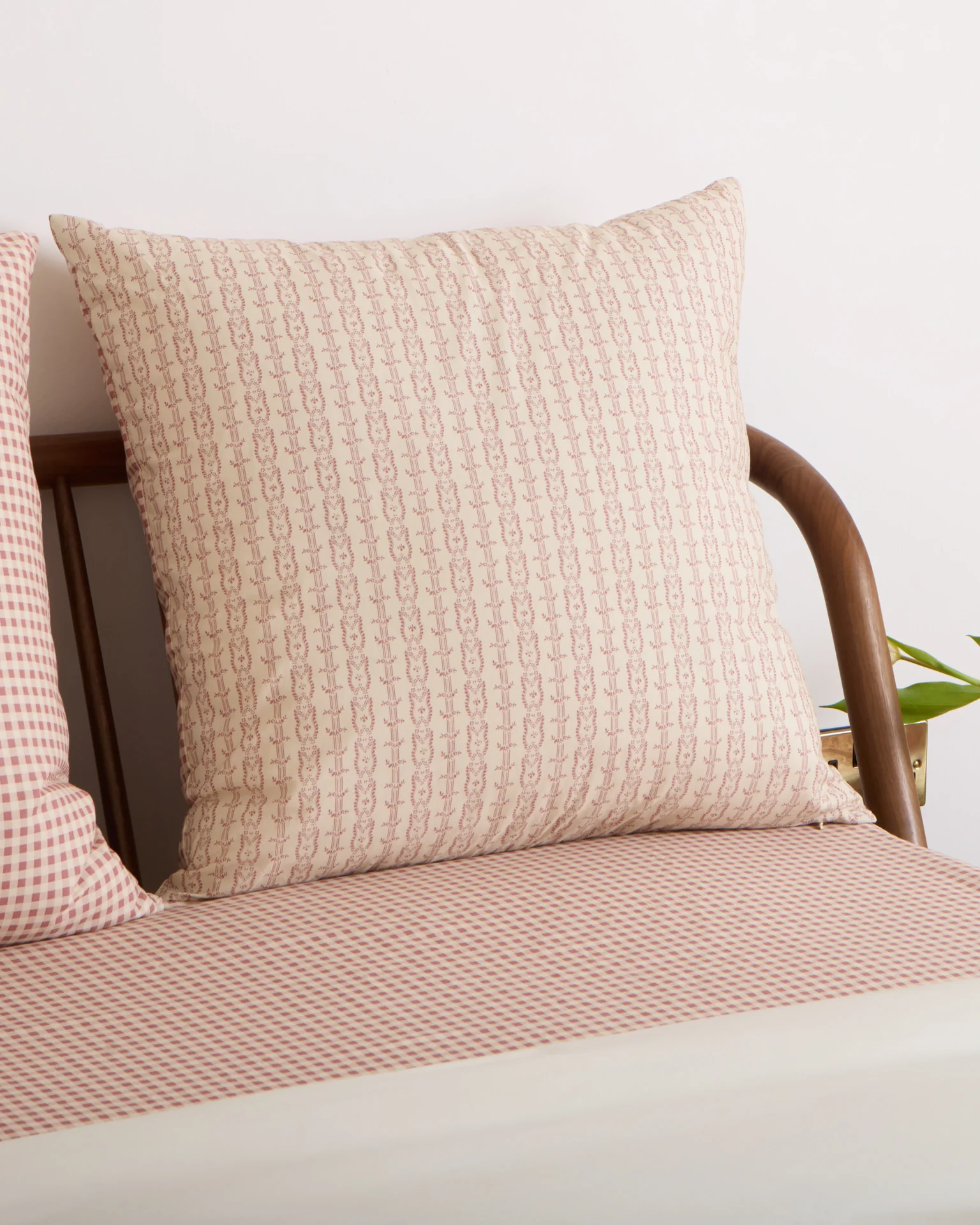 Foxford Poppy Reversible Cushion- Large - Image 2