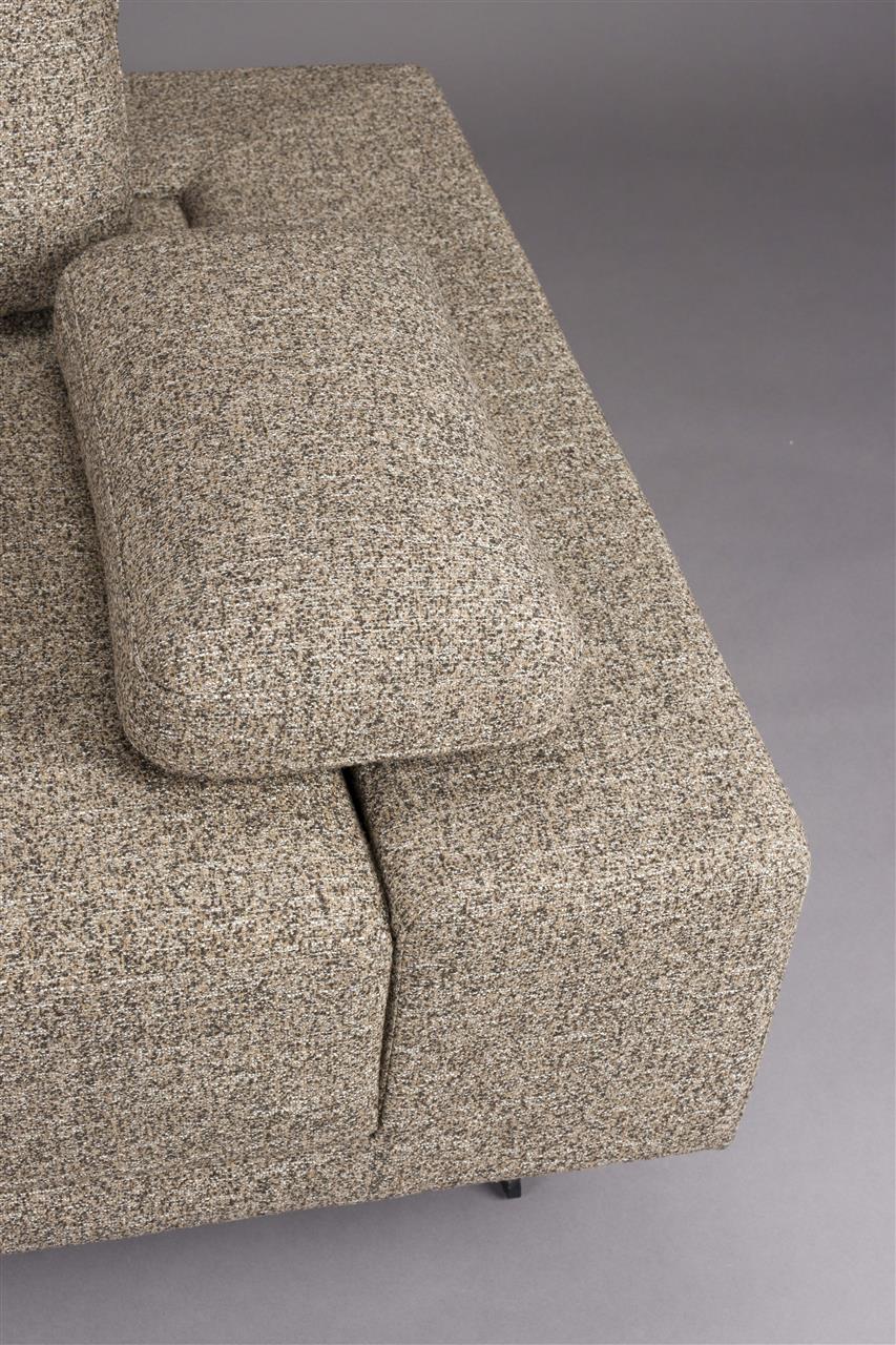 Shelly Sofa Cinnamon Left Chaise Longue - Image 4