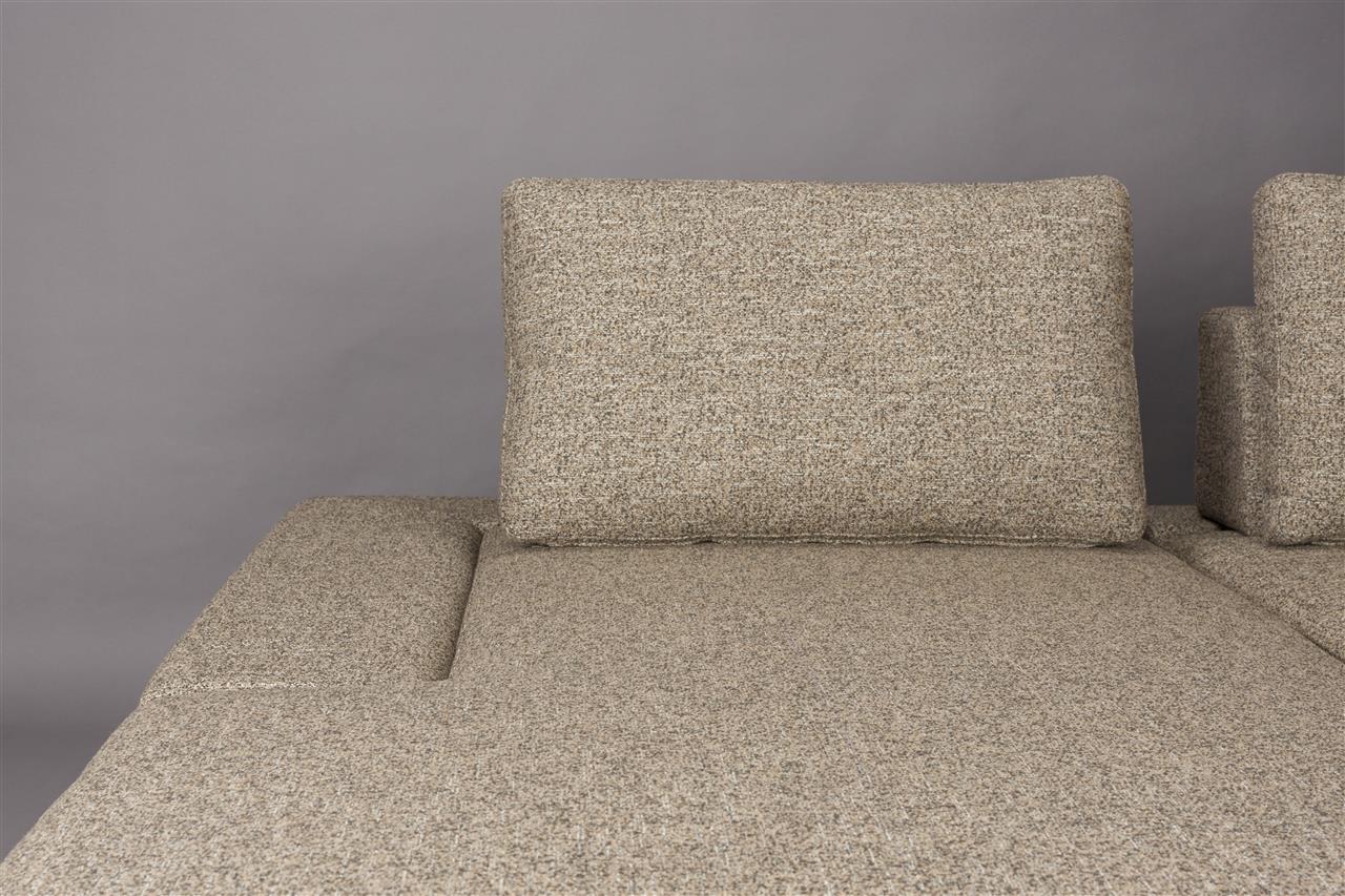 Shelly Sofa Cinnamon Left Chaise Longue - Image 5
