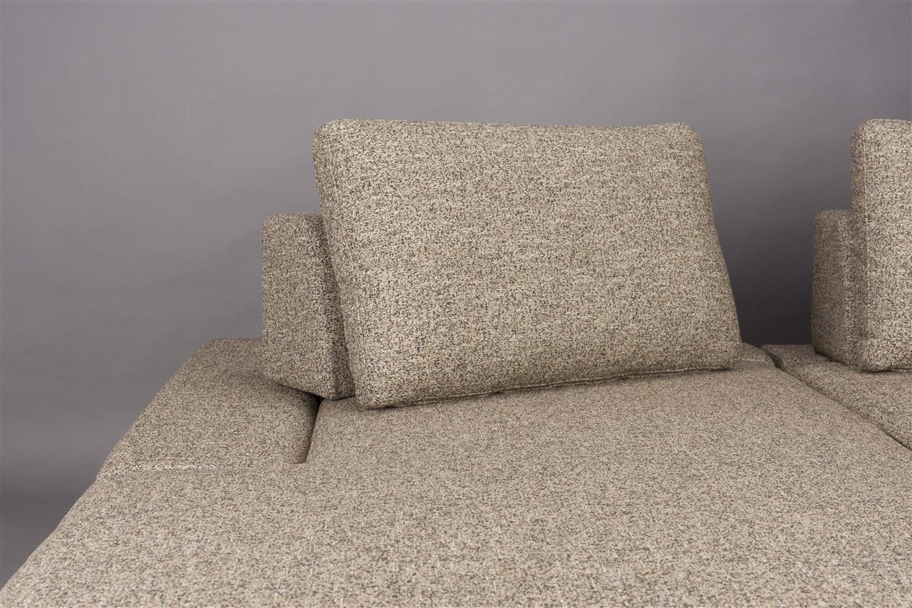 Shelly Sofa Cinnamon Left Chaise Longue - Image 6