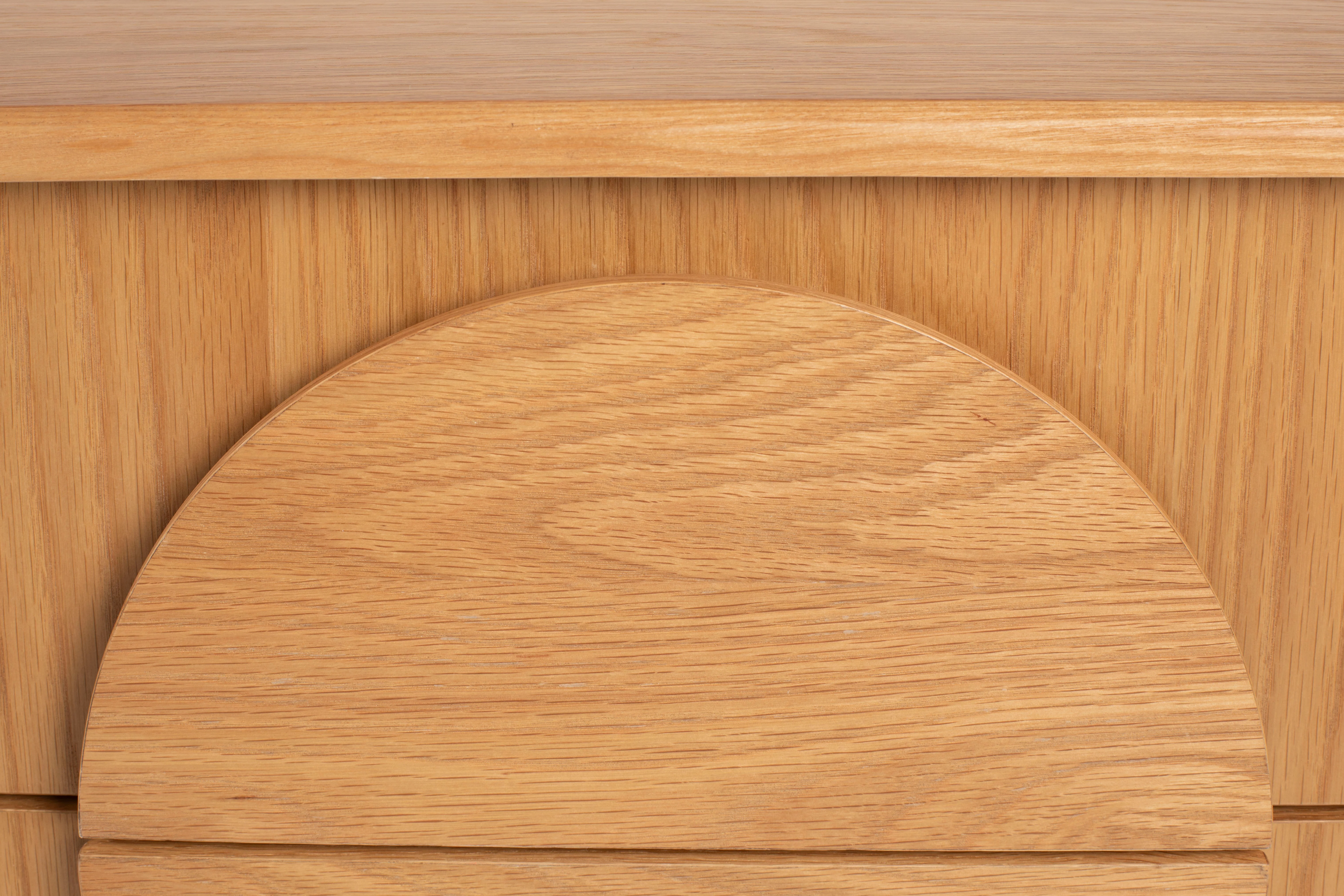 Side Table / Bedstand Groove Natural Oak - Image 6