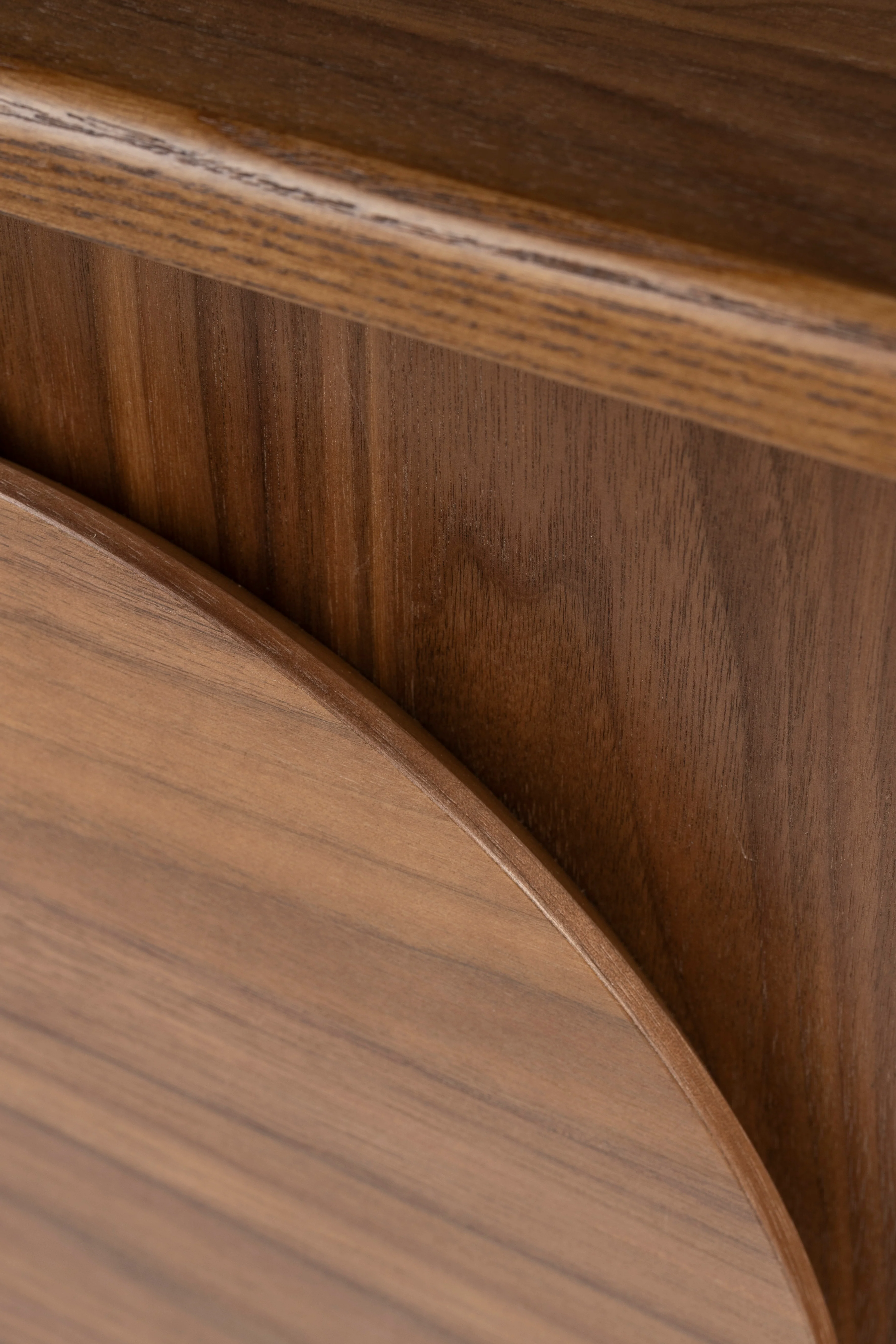 Side Table / Bedstand Groove Walnut - Image 4