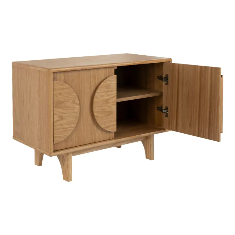 Sideboard Groove 2 Doors Natural Oak - Image 2