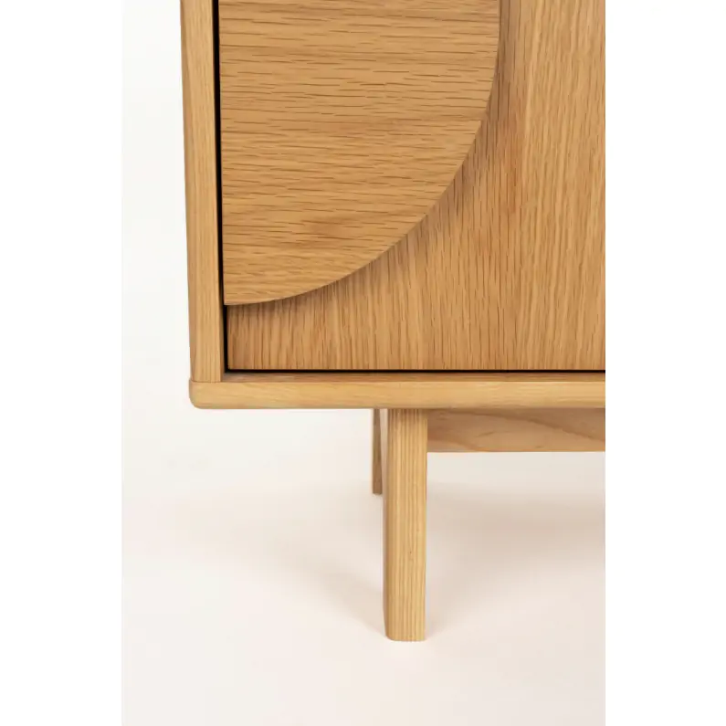 Sideboard Groove 2 Doors Natural Oak - Image 7