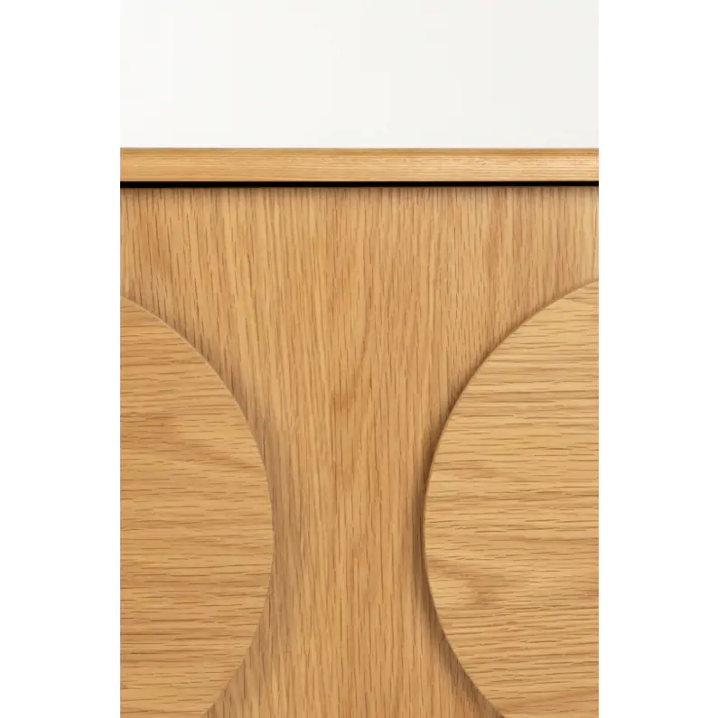 Sideboard Groove 2 Doors Natural Oak - Image 8