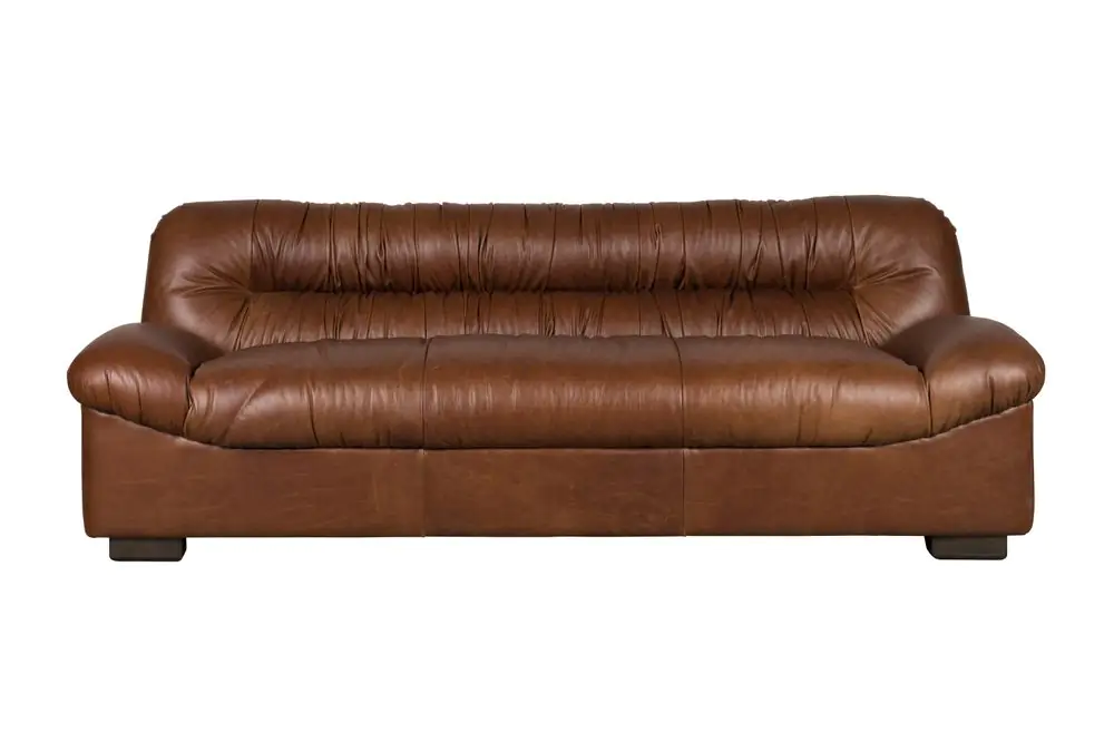 Sofa Douglas Wax Leather Chocolate - Image 2