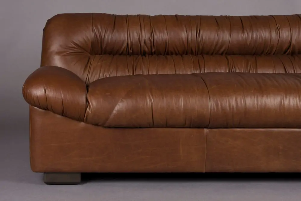 Sofa Douglas Wax Leather Chocolate - Image 4