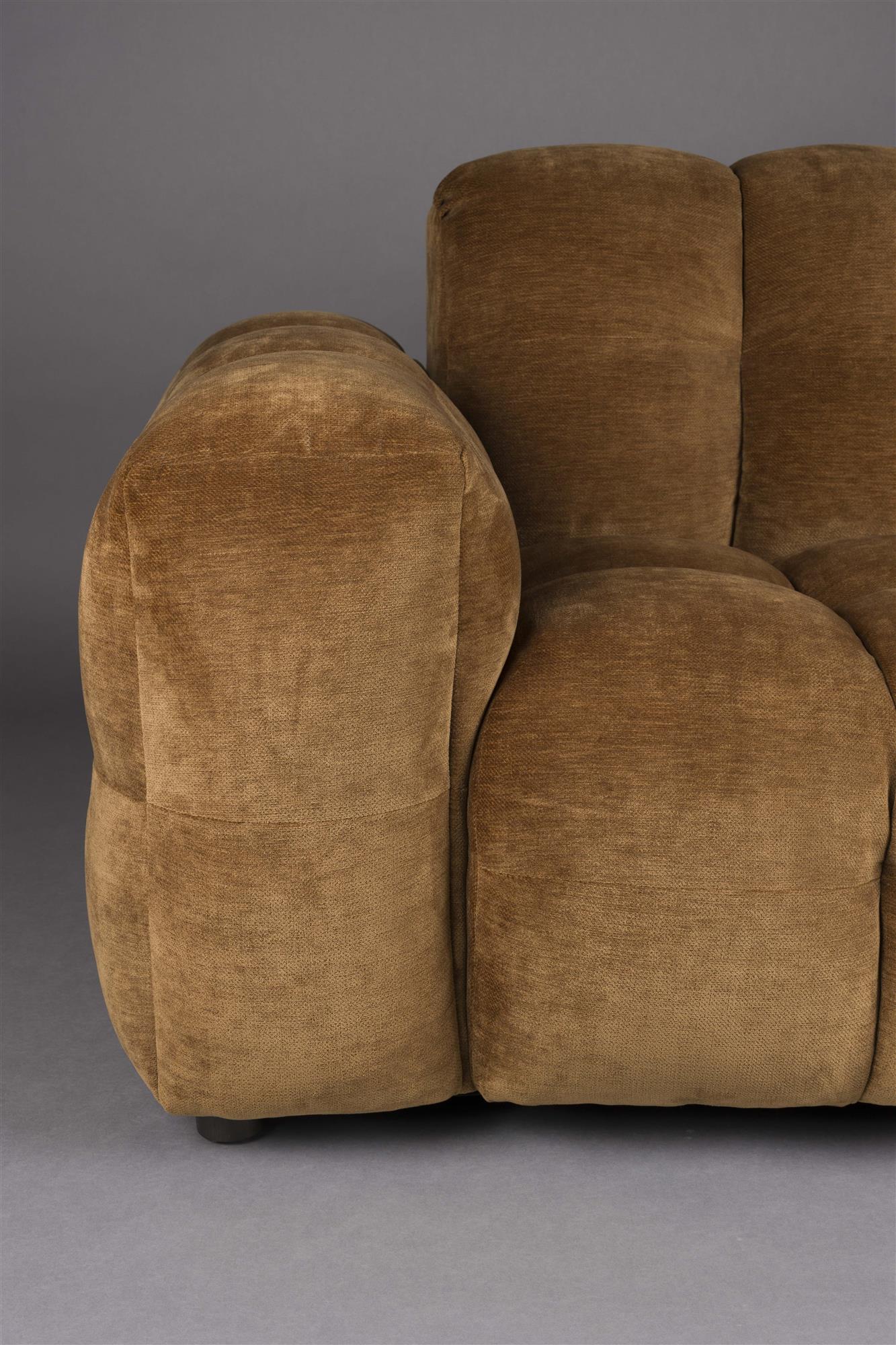 Sofa Hackman 3-Seater Leather Cognac - Image 3