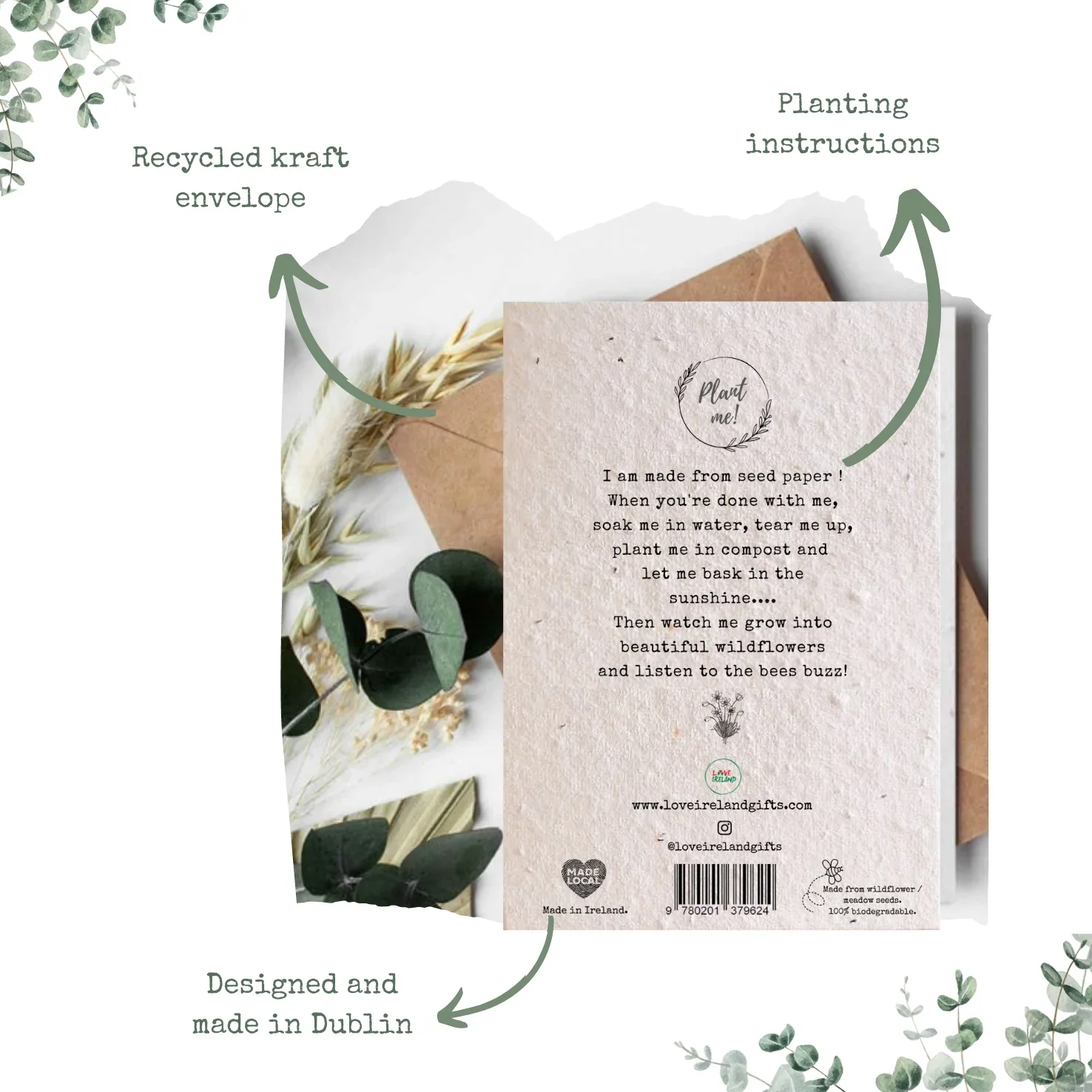 Happy St. Patrick's Day Plantable Seed Card - Image 4