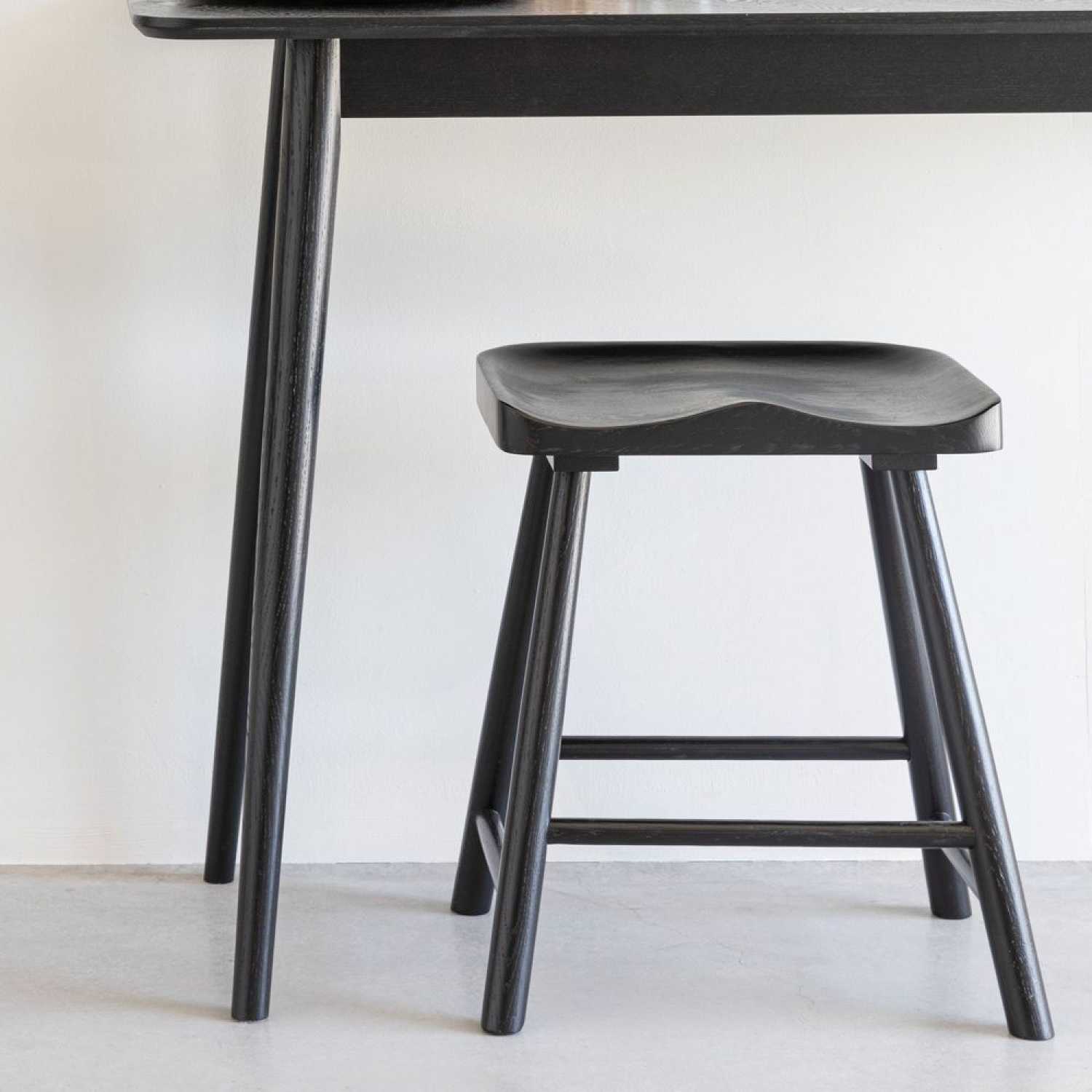 Short Vander Stool - Black - Image 2