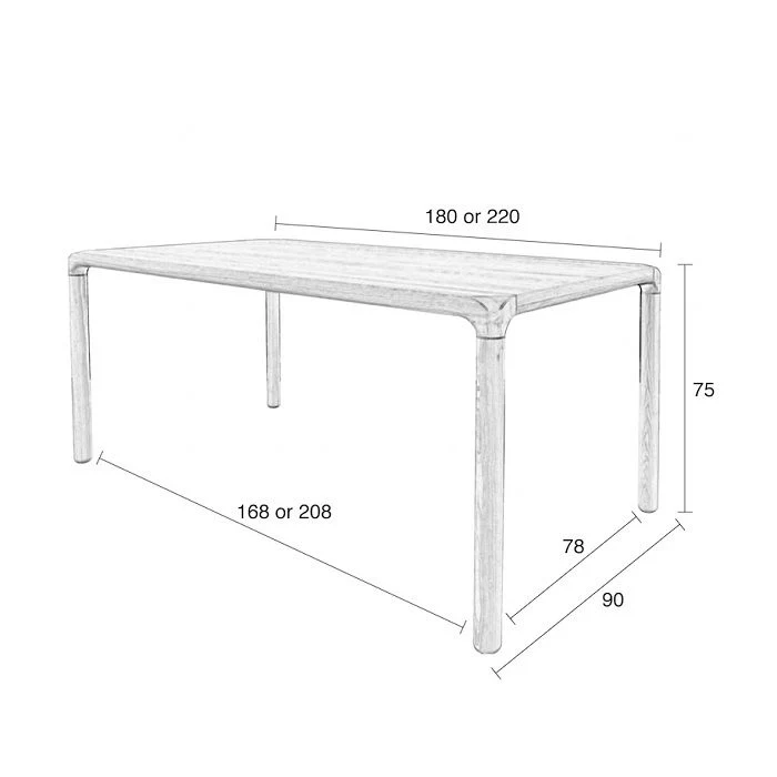 Storm Natural Table 220x90 - Image 14