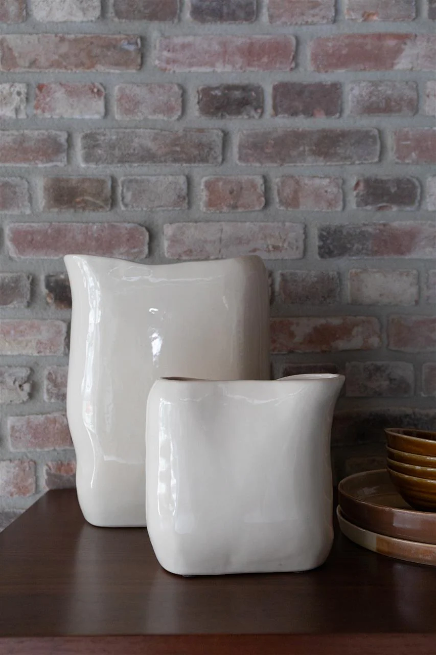 Vase Edna S Beige
