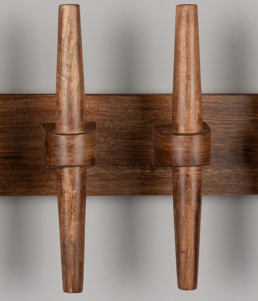 Wall Coat Rack Jakub Walnut - Image 3